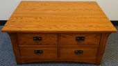 ARTS AND CRAFTS STYLE OAK COFF