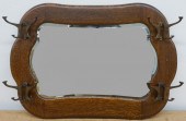ARTS AND CRAFTS STYLE OAK MIRR