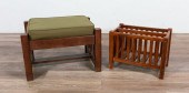 ARTS AND CRAFTS STYLE OTTOMAN