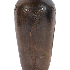 Arts and Crafts Vase hammered