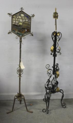 Arts and Crafts Wrought Iron Screen