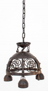ARTS AND CRAFTS WROUGHT IRON C