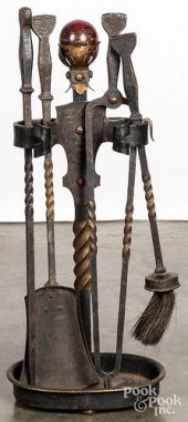 ARTS AND CRAFTS WROUGHT IRON F