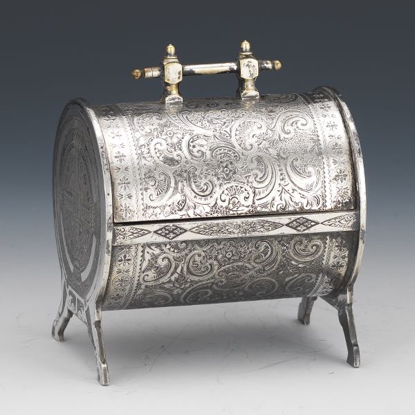 ARTS & CRAFTS ANTIQUE SILVER PLATED