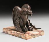 ARTS & CRAFTS BRONZE GARGOYLE
