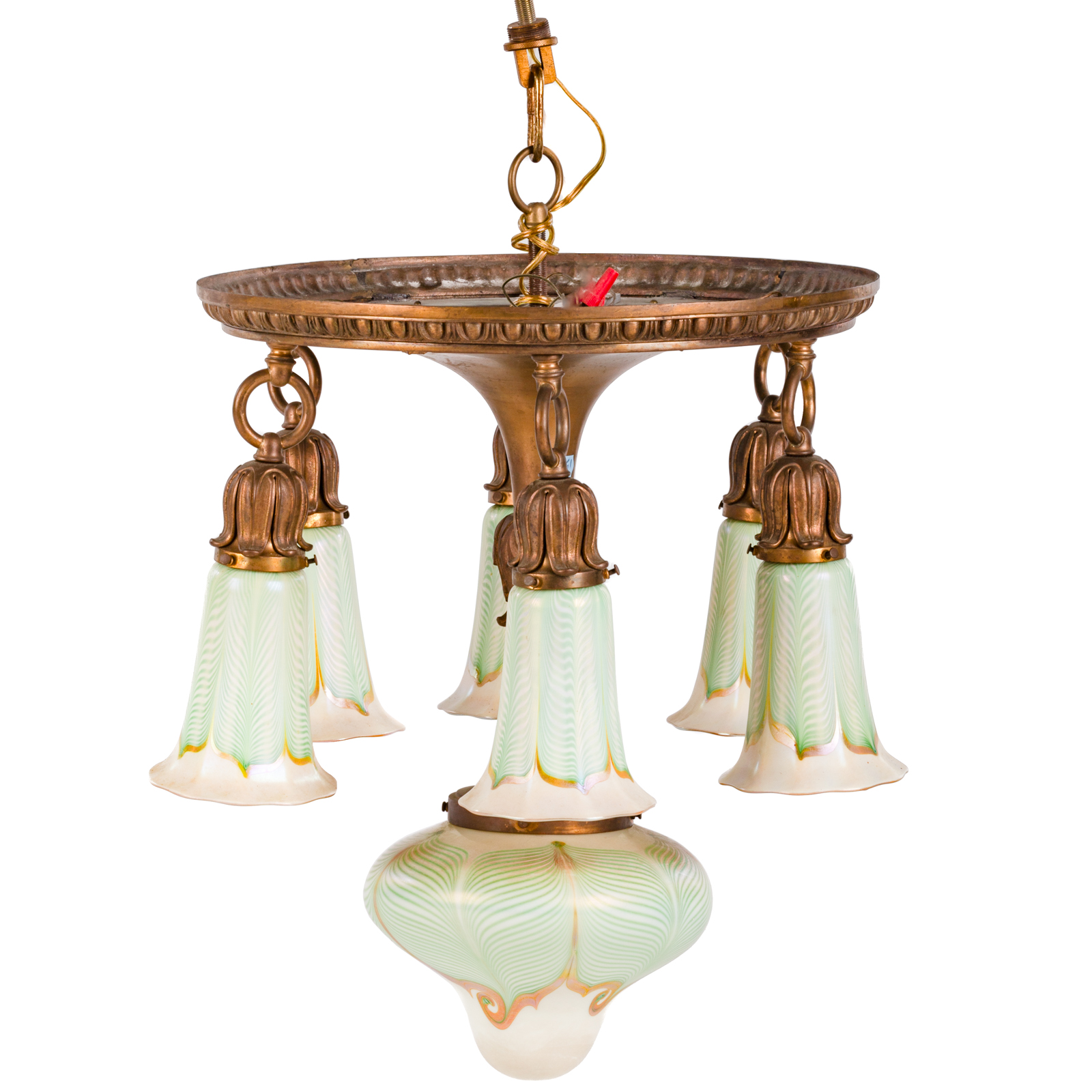 ARTS & CRAFTS CEILING LIGHT WITH