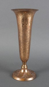 Arts & Crafts gilt-metal trump