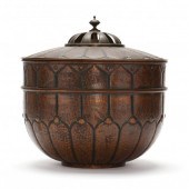 ARTS & CRAFTS HAMMERED COPPER