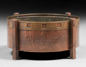 ARTS & CRAFTS HAMMERED COPPER