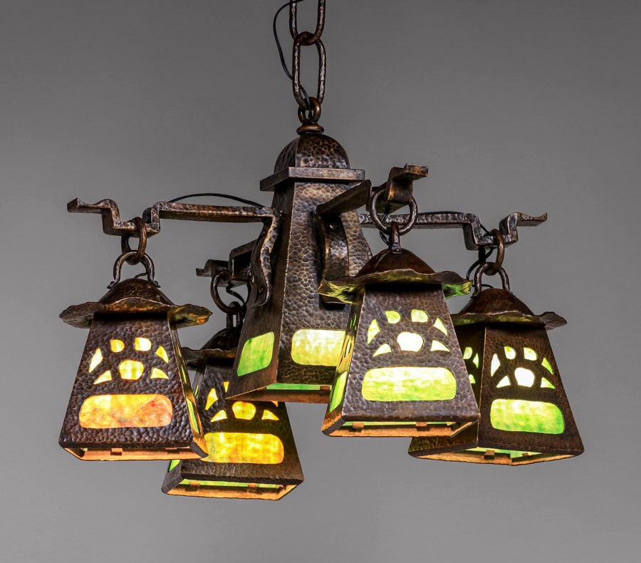 ARTS & CRAFTS HAMMERED COPPER,