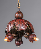 ARTS & CRAFTS HAMMERED COPPER