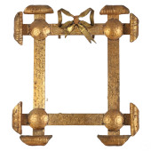ARTS & CRAFTS HAMMERED IRON RI