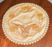 ARTS & CRAFTS HAND EMBROIDERED