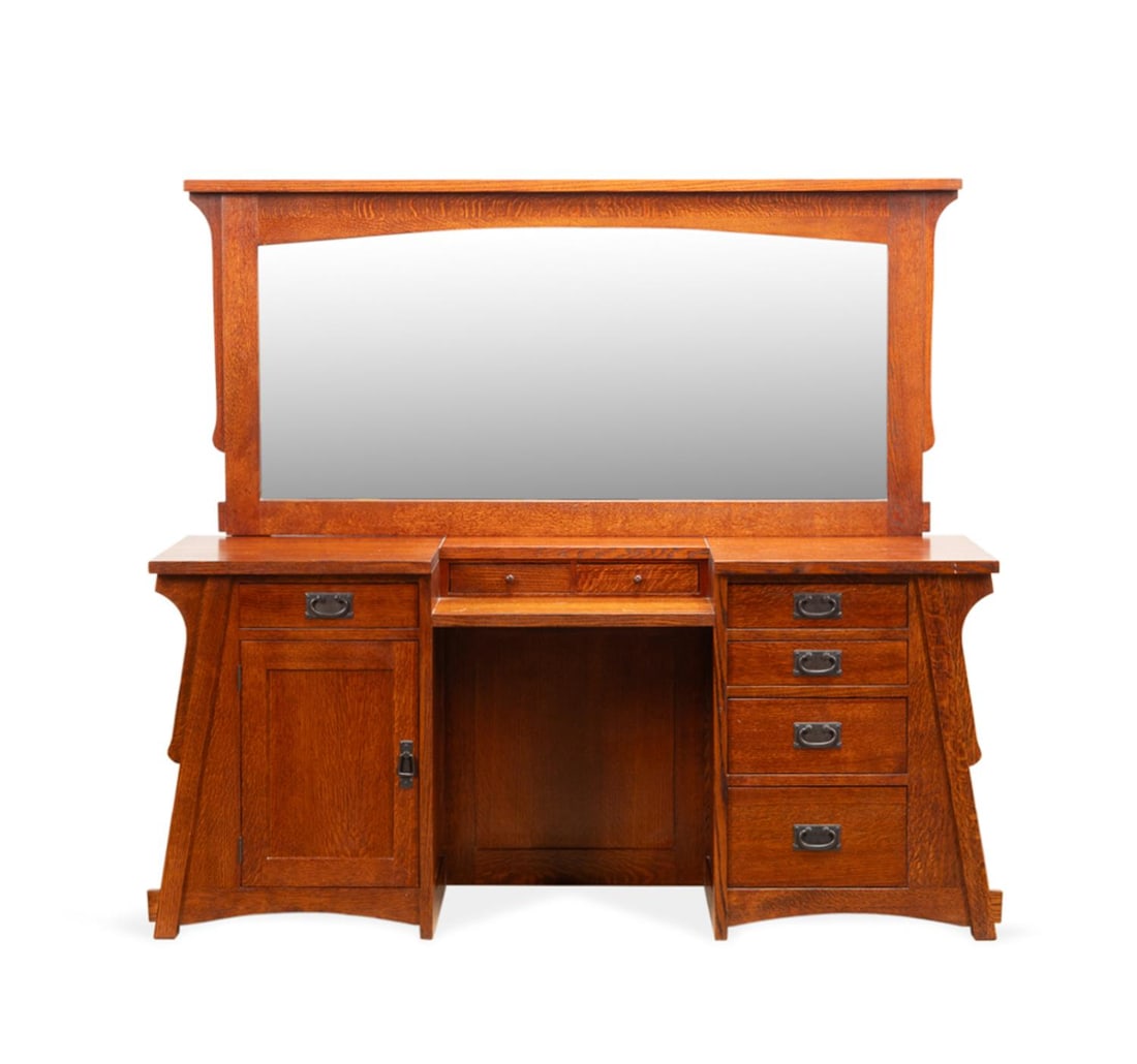 ARTS & CRAFTS INDUSTRIES OAK VANITY