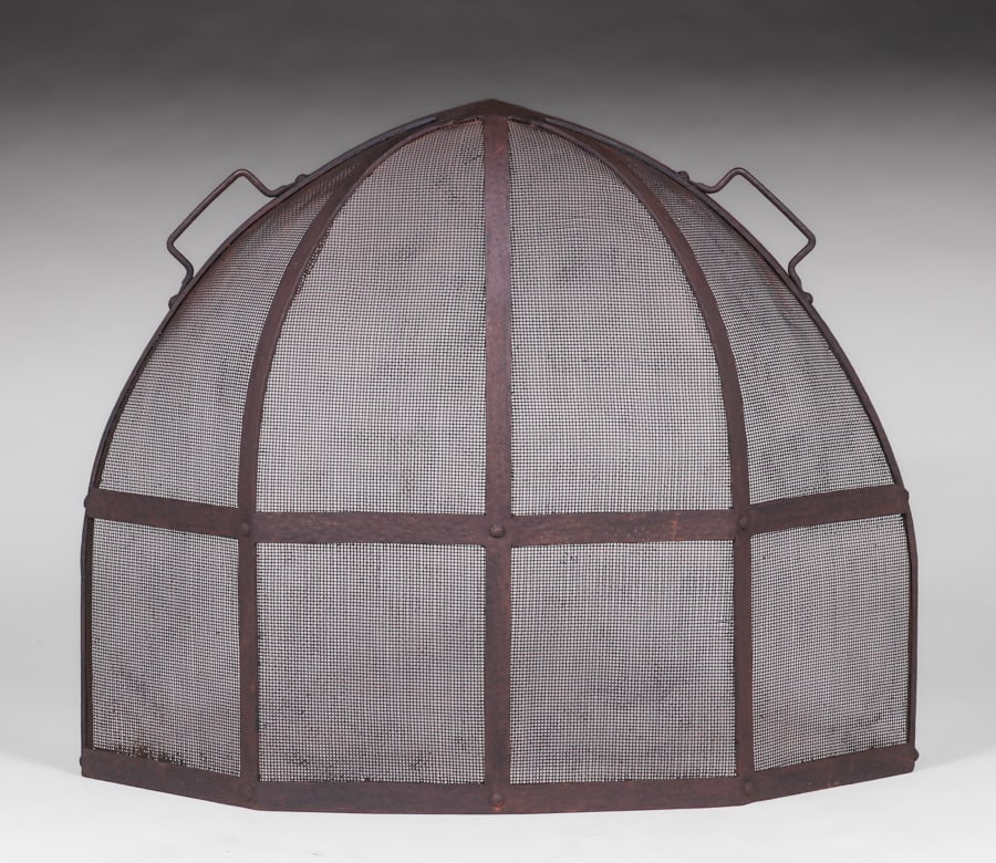 ARTS & CRAFTS IRON FIRE SCREEN