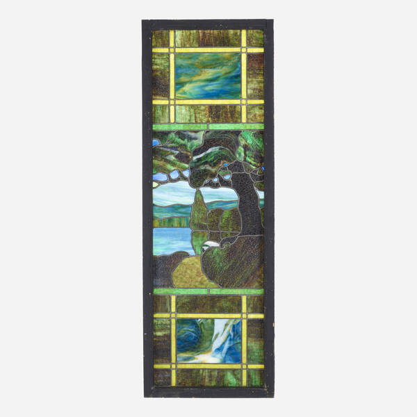 Arts & Crafts. Landscape window. c.