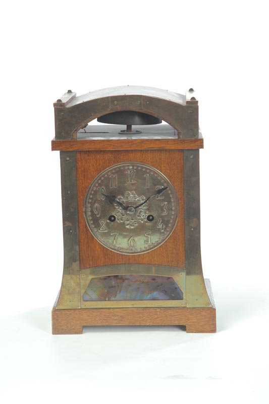 ARTS & CRAFTS MANTEL CLOCK. 