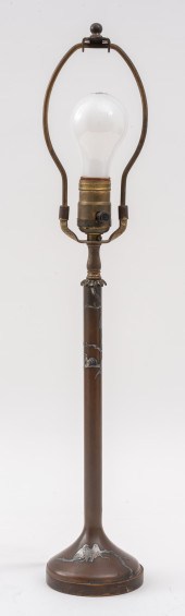 ARTS & CRAFTS MIXED METAL TABL