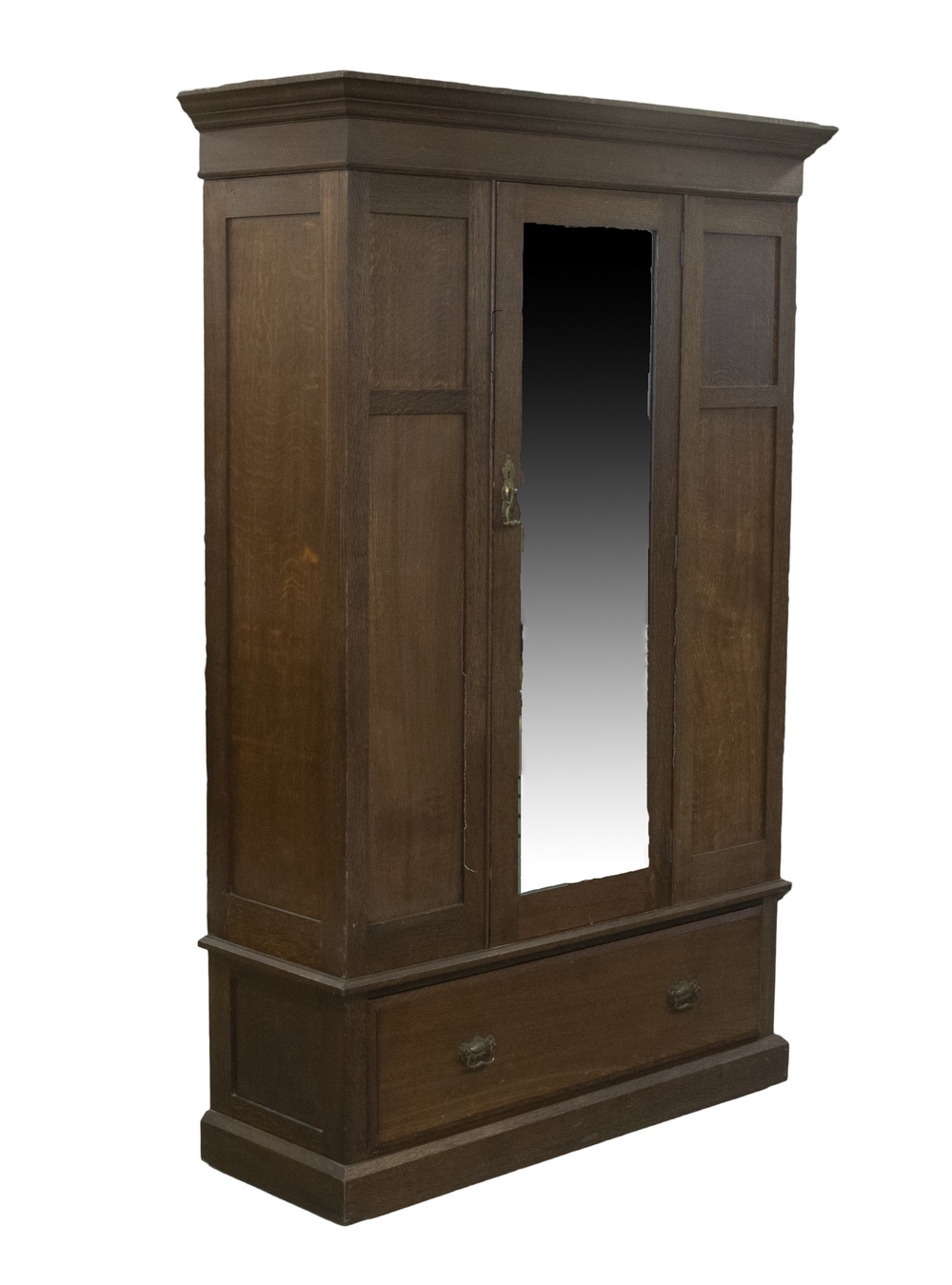 ARTS & CRAFTS OAK ARMOIRE Ca 1920