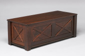 ARTS & CRAFTS OAK BLANKET CHES