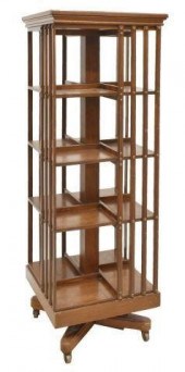 ARTS & CRAFTS OAK REVOLVING BO