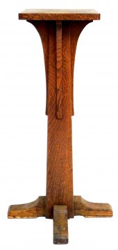 ARTS & CRAFTS PEDESTAL, EARLY