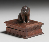 ARTS & CRAFTS PERIOD HAND-CARV