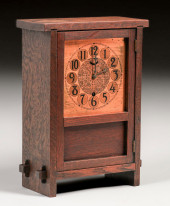 ARTS & CRAFTS PERIOD OAK MANTL