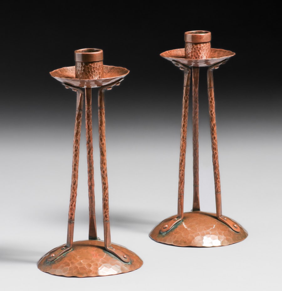 ARTS & CRAFTS SECESSIONIST HAMMERED