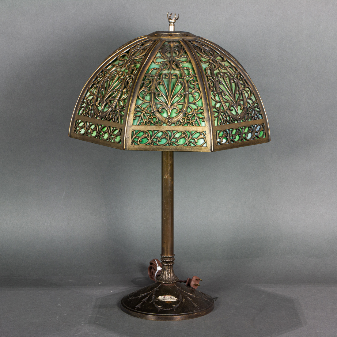 ARTS & CRAFTS SLAG GLASS AND