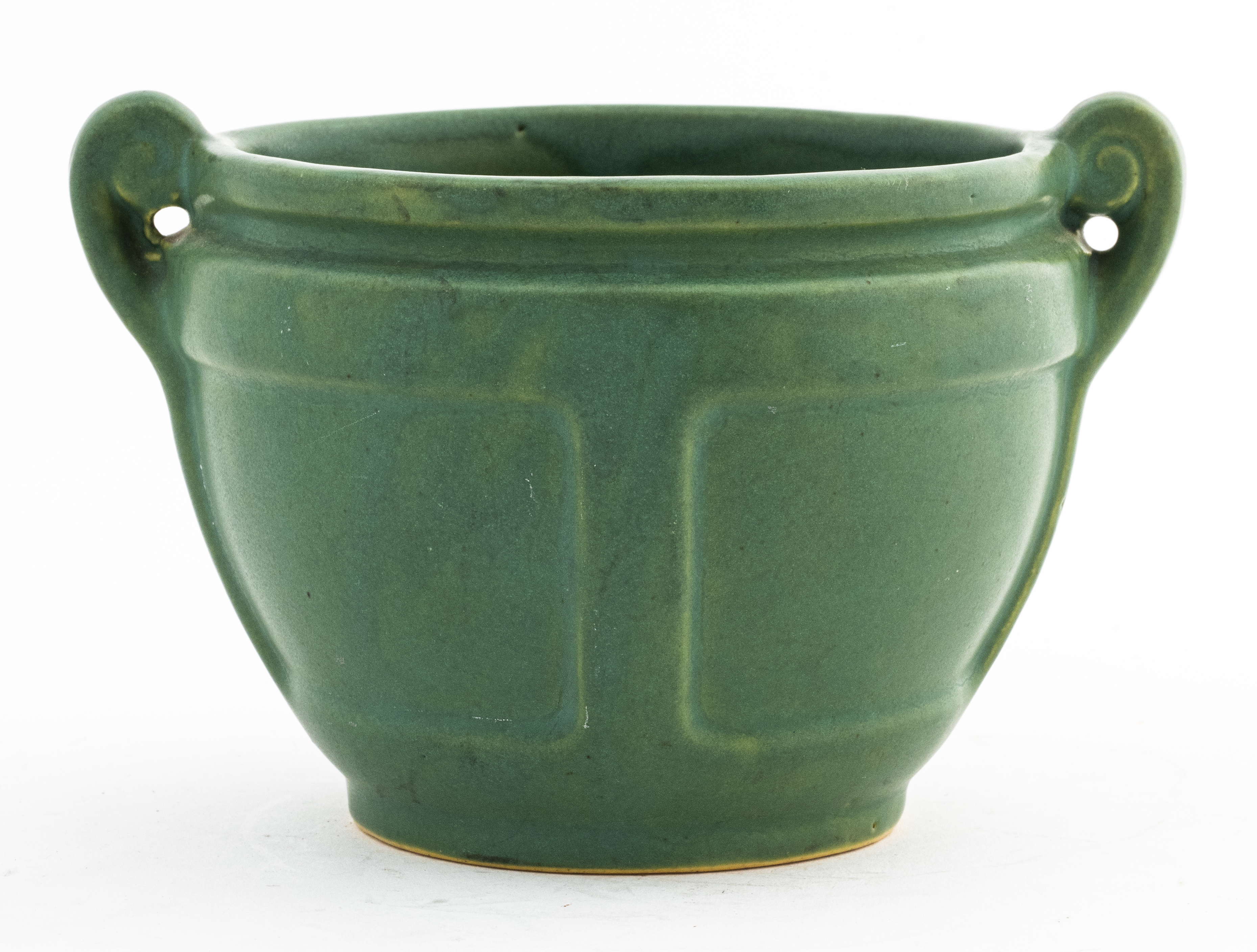 ARTS & CRAFTS SMALL GREEN POTTERY