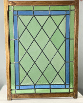 ARTS & CRAFTS STAIN GLASS WIND