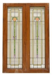 ARTS & CRAFTS STAINED & LEADED