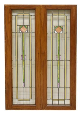 ARTS & CRAFTS STAINED & LEADED