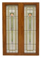 ARTS & CRAFTS STAINED & LEADED
