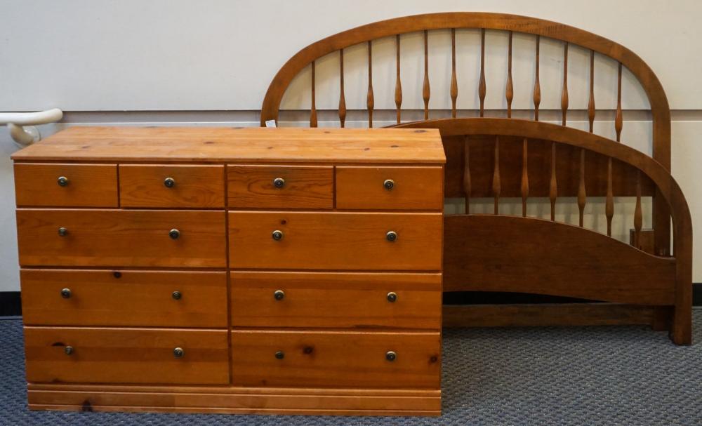 ARTS & CRAFTS STYLE CHERRY BED