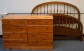 ARTS & CRAFTS STYLE CHERRY BED