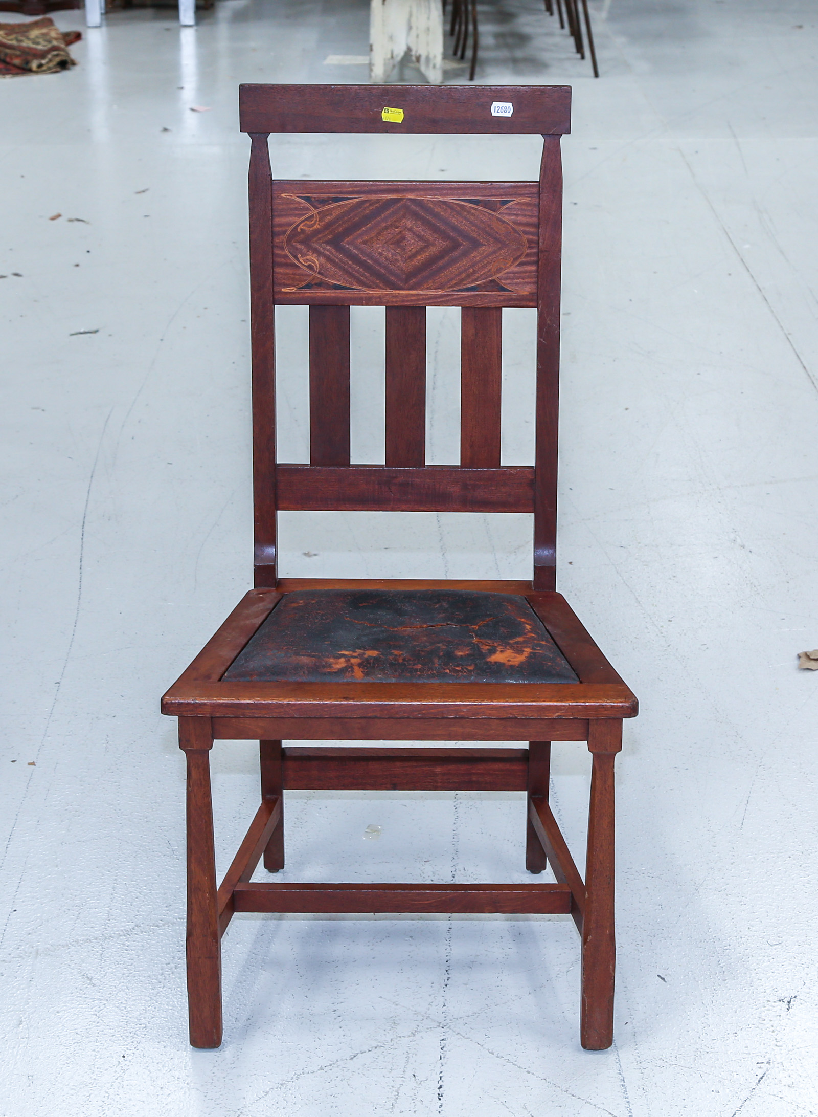 ARTS & CRAFTS STYLE INLAID MAHOGANY