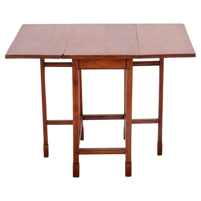 ARTS & CRAFTS STYLE MAHOGANY DROP