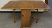 ARTS & CRAFTS STYLE OAK DROP-L