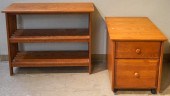 ARTS & CRAFTS STYLE OAK SHELVE