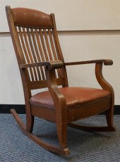 ARTS & CRAFTS STYLE OAK NAIL S