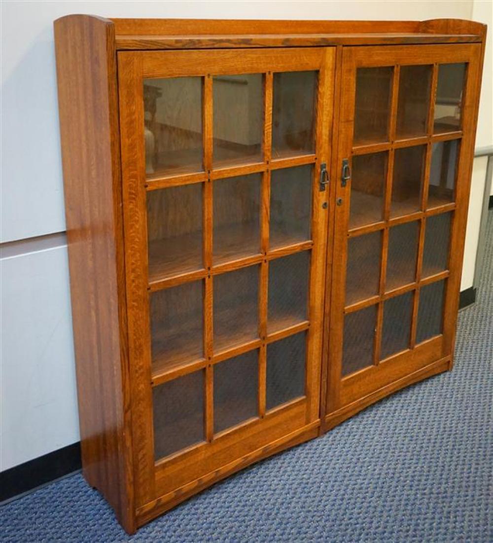 ARTS & CRAFTS STYLE OAK DOUBLE