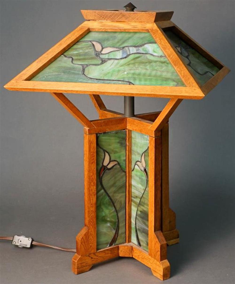 ARTS & CRAFTS STYLE OAK AND
