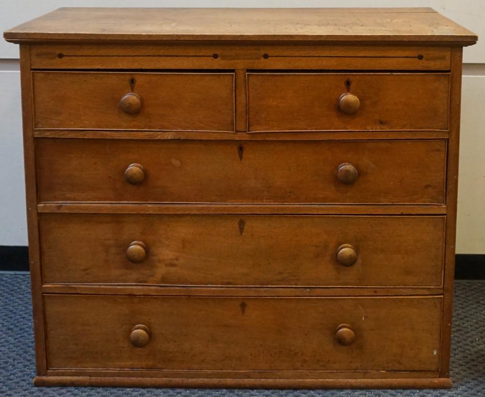 ARTS & CRAFTS STYLE OAK DRESSER, 43