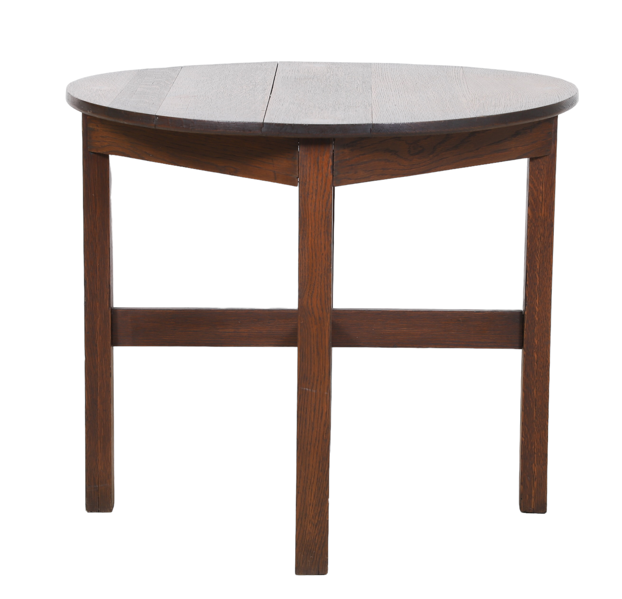 Arts & Crafts style oak center