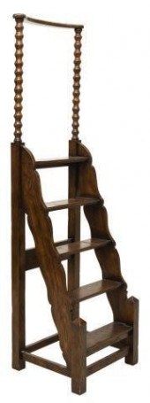 ARTS & CRAFTS STYLE OAK LIBRAR