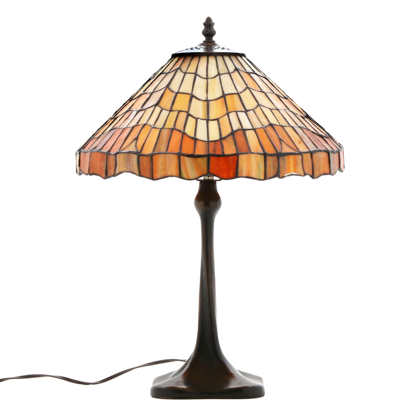 ARTS & CRAFTS STYLE SLAG GLASS