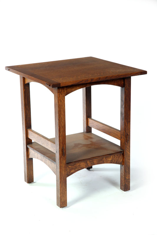 ARTS & CRAFTS TABLE.  American 