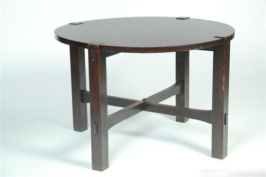 ARTS & CRAFTS TABLE.  American 